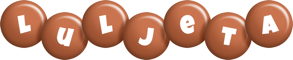 Luljeta candy-brown logo