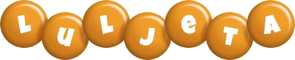 Luljeta candy-orange logo