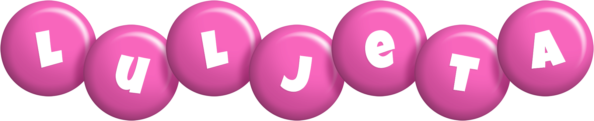 Luljeta candy-pink logo