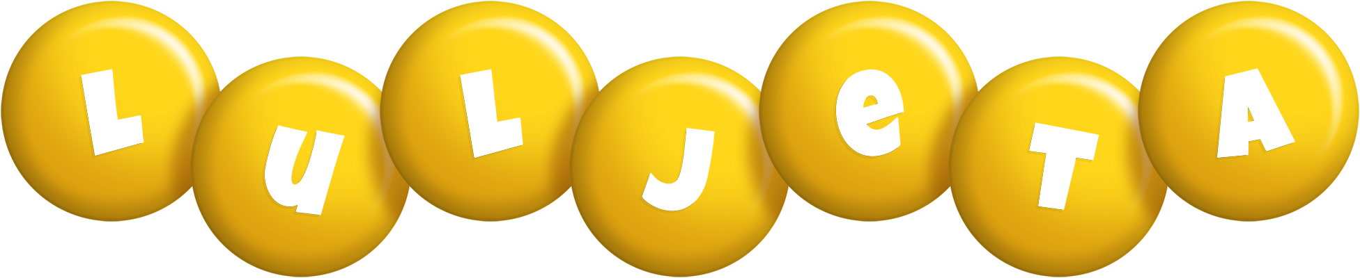 Luljeta candy-yellow logo