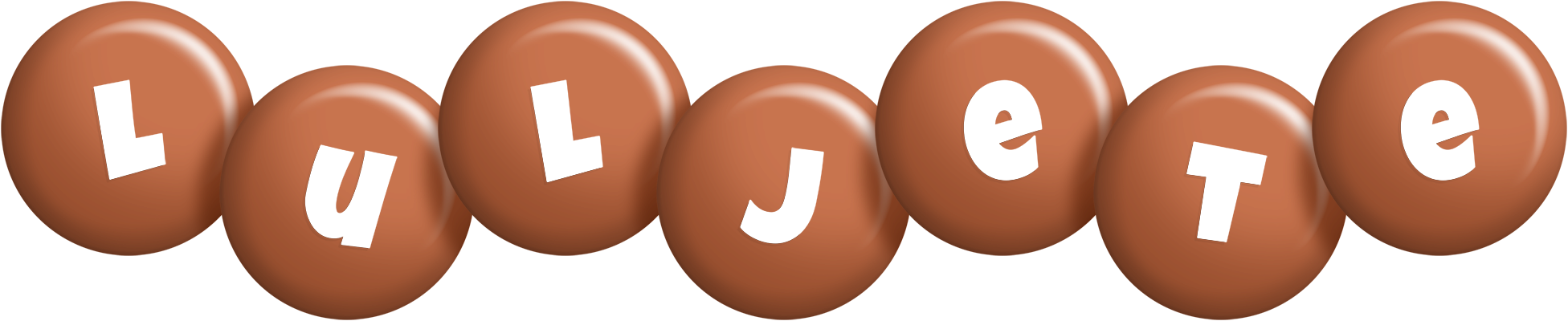 Luljete candy-brown logo