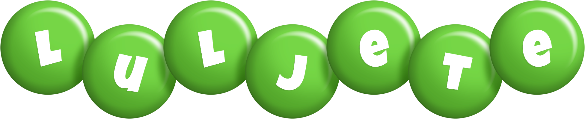 Luljete candy-green logo