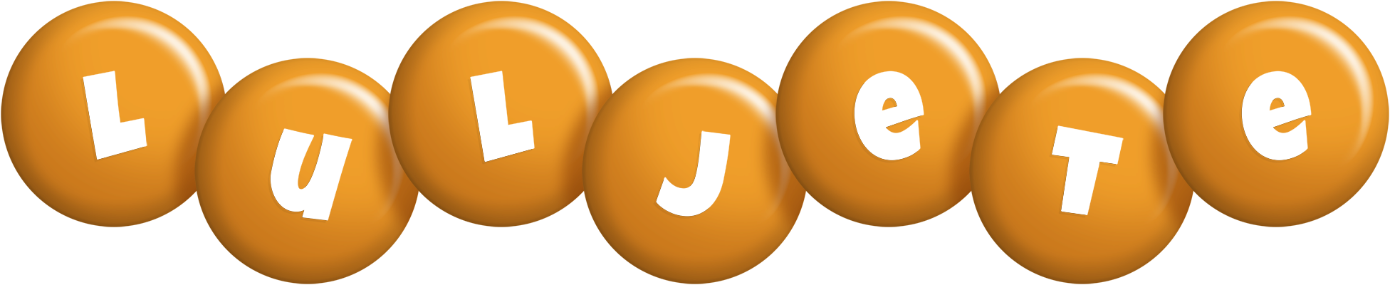 Luljete candy-orange logo