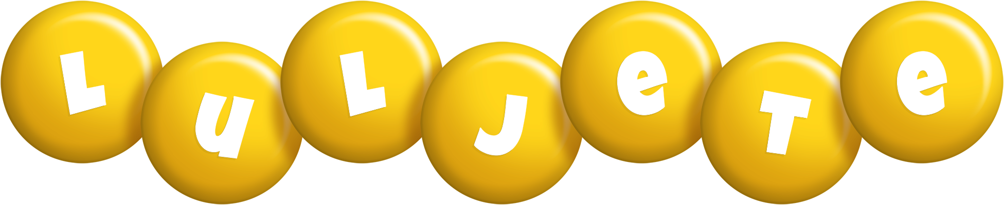 Luljete candy-yellow logo