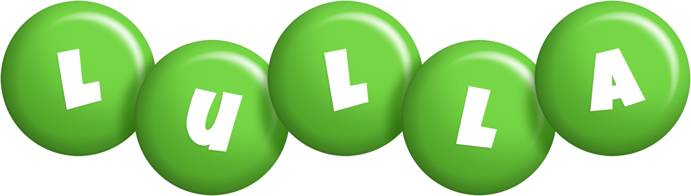 Lulla candy-green logo
