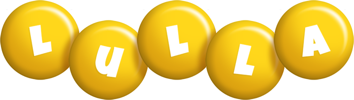Lulla candy-yellow logo