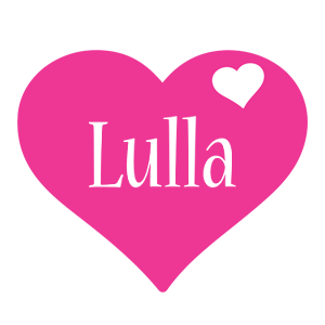 Lulla love-heart logo