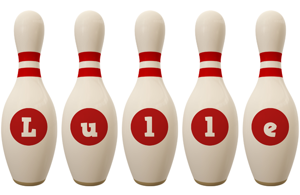 Lulle bowling-pin logo
