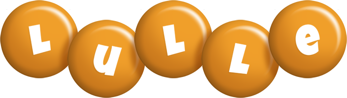 Lulle candy-orange logo