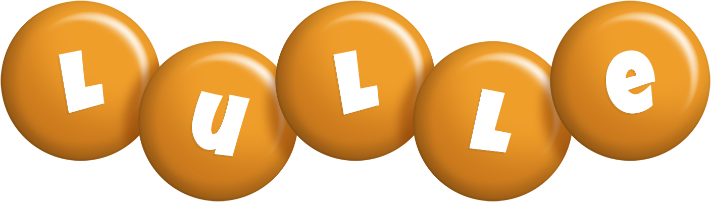 Lulle candy-orange logo
