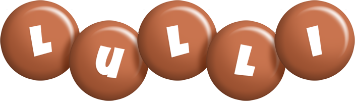 Lulli candy-brown logo