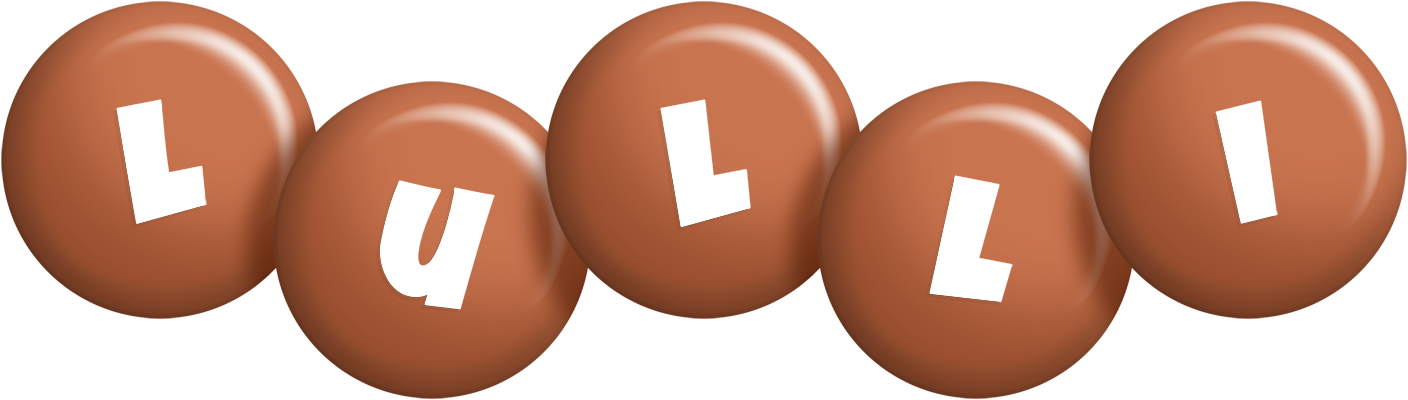 Lulli candy-brown logo