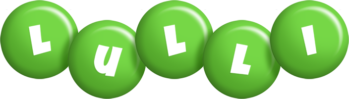 Lulli candy-green logo