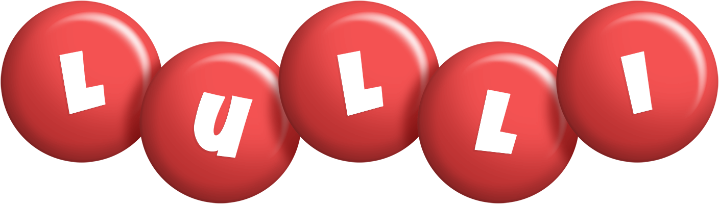 Lulli candy-red logo