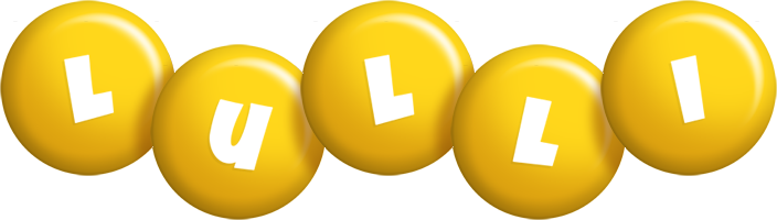 Lulli candy-yellow logo