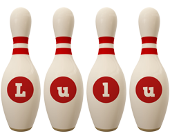 Lulu bowling-pin logo