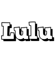 Lulu snowing logo