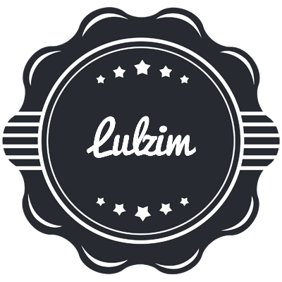 Lulzim badge logo