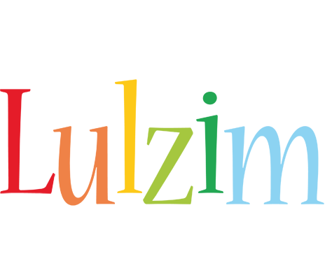 Lulzim birthday logo