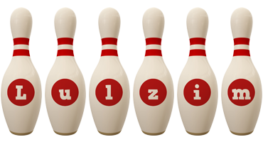 Lulzim bowling-pin logo