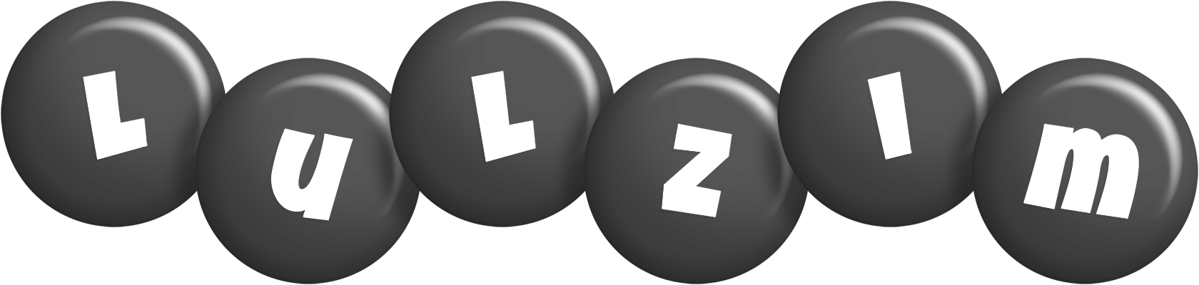 Lulzim candy-black logo