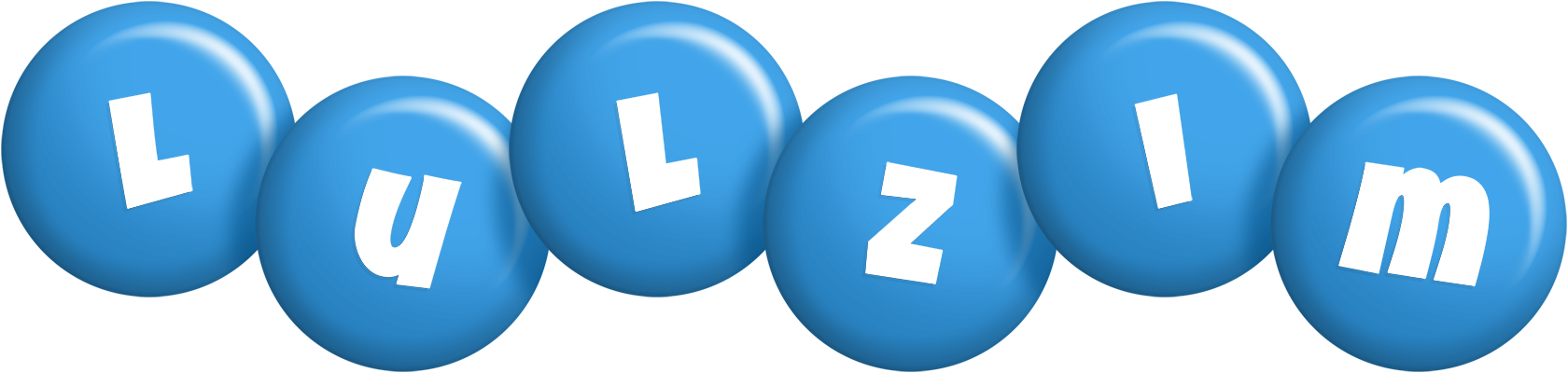 Lulzim candy-blue logo