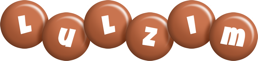 Lulzim candy-brown logo