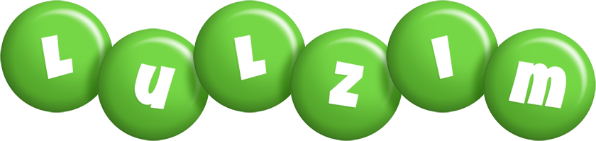 Lulzim candy-green logo