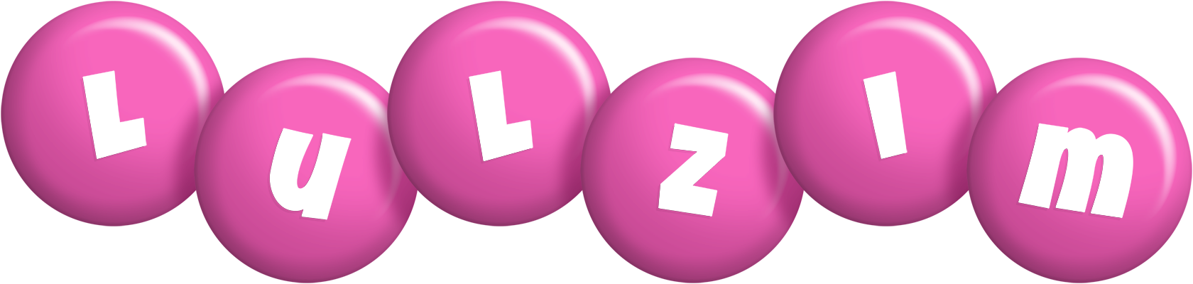 Lulzim candy-pink logo