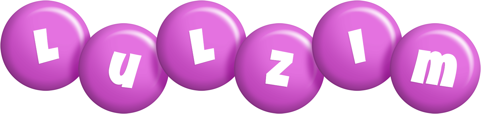 Lulzim candy-purple logo