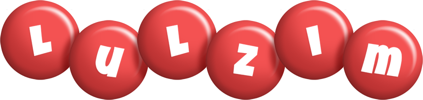 Lulzim candy-red logo