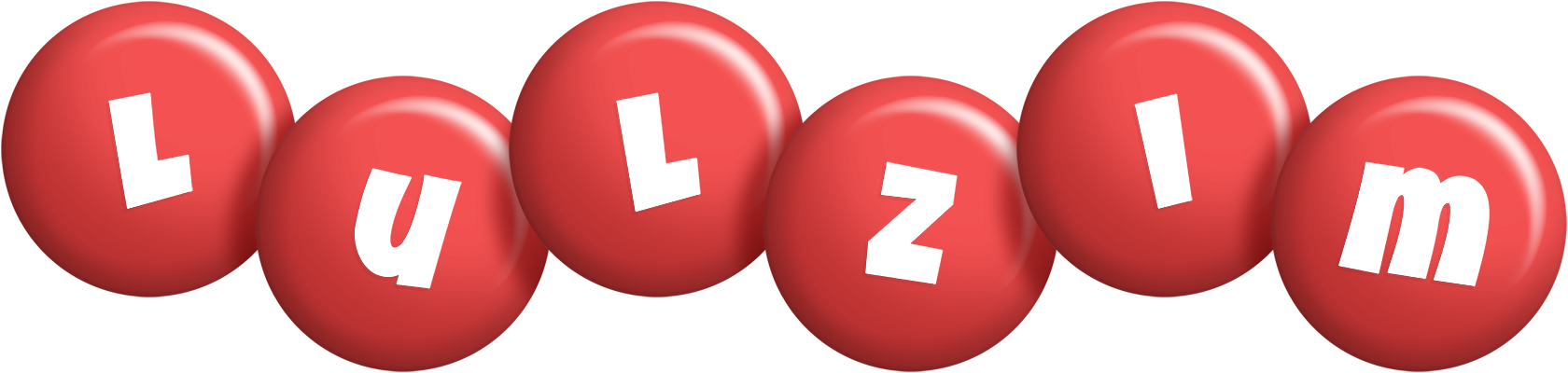 Lulzim candy-red logo