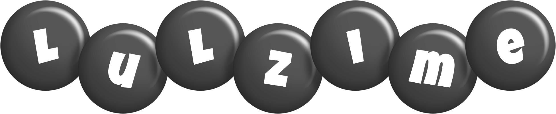 Lulzime candy-black logo