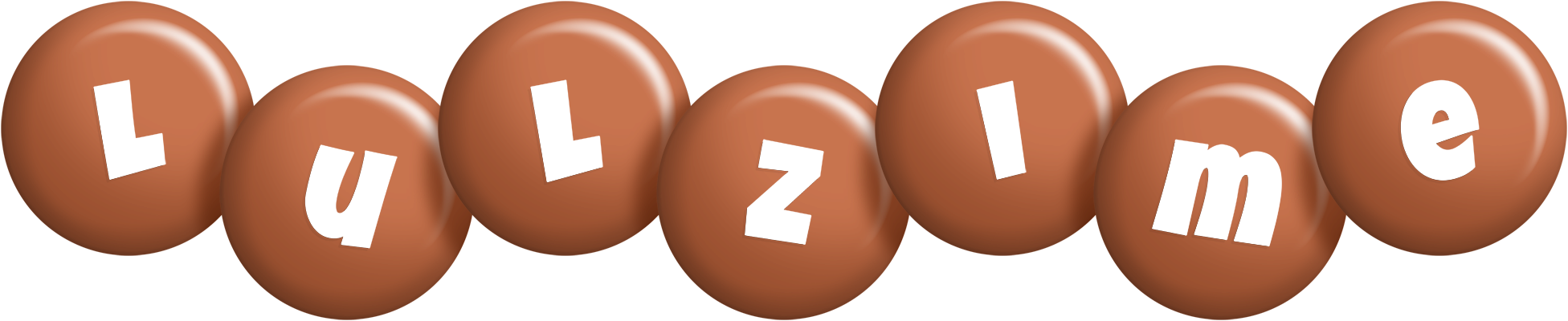 Lulzime candy-brown logo