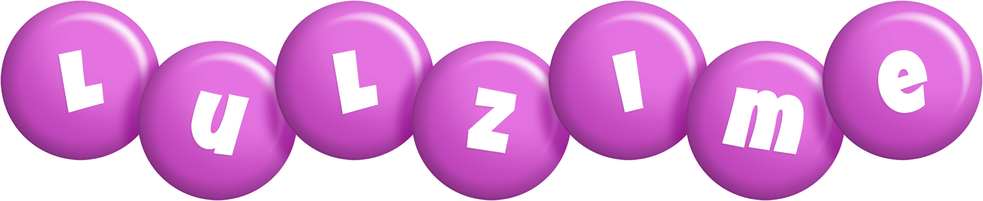 Lulzime candy-purple logo