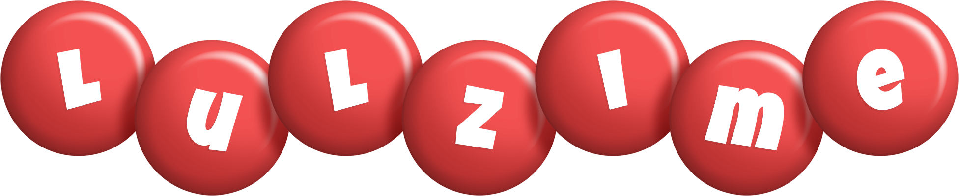 Lulzime candy-red logo