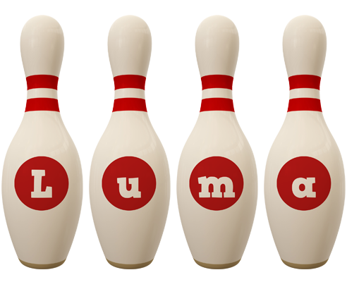 Luma bowling-pin logo