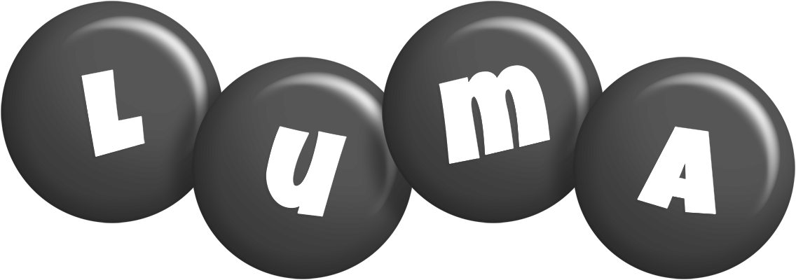 Luma candy-black logo