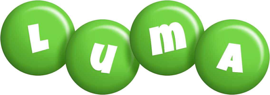 Luma candy-green logo