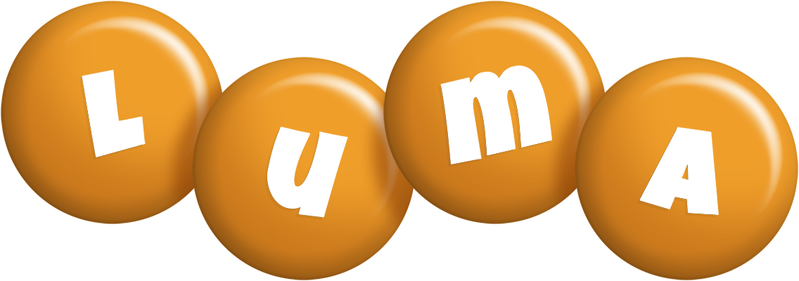 Luma candy-orange logo