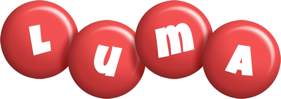 Luma candy-red logo
