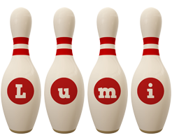 Lumi bowling-pin logo