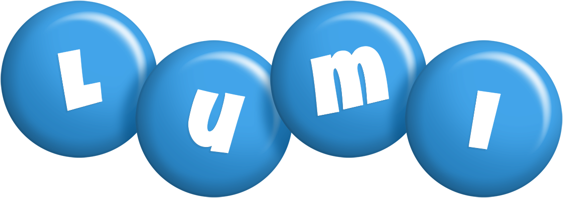 Lumi candy-blue logo
