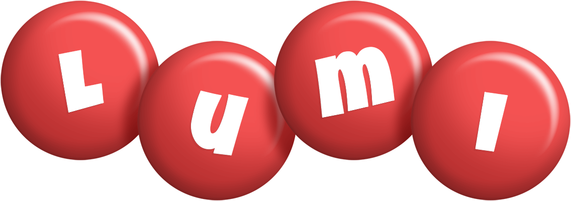 Lumi candy-red logo