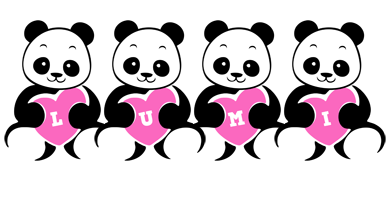 Lumi love-panda logo