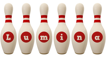 Lumina bowling-pin logo