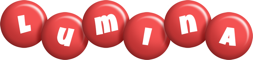 Lumina candy-red logo
