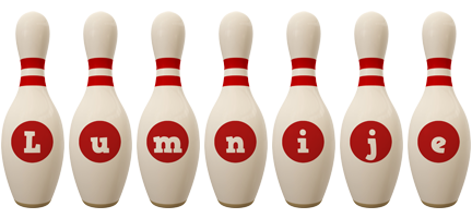 Lumnije bowling-pin logo