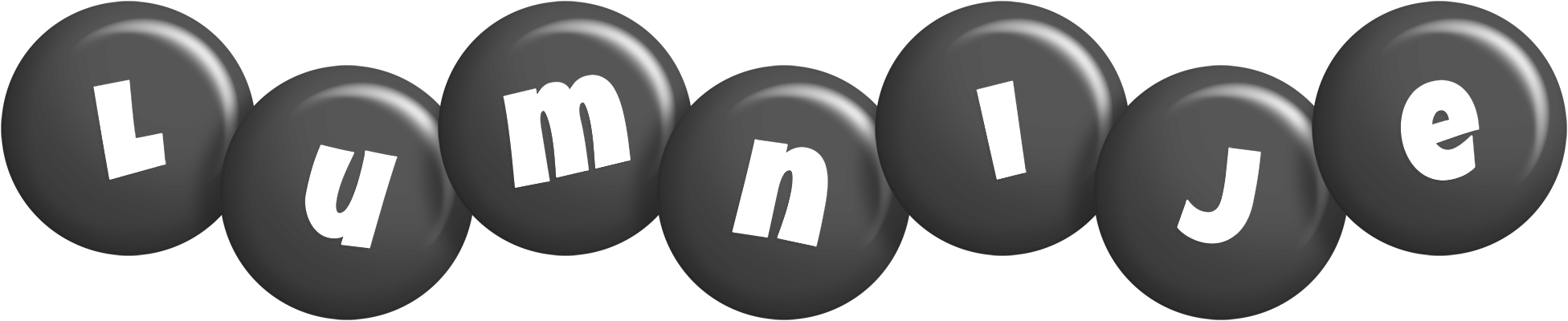 Lumnije candy-black logo