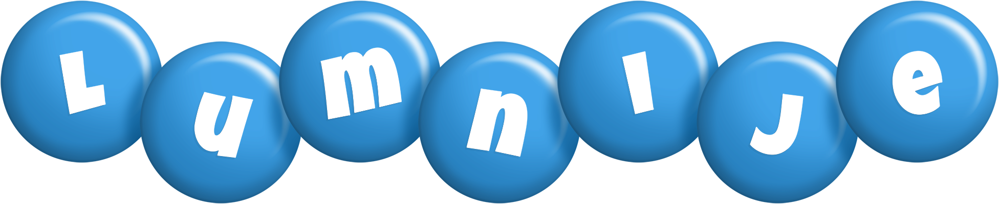 Lumnije candy-blue logo
